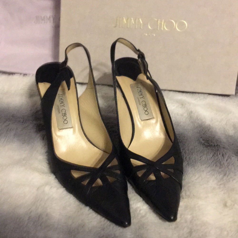 Jimmy Choo slingbacks 39.5